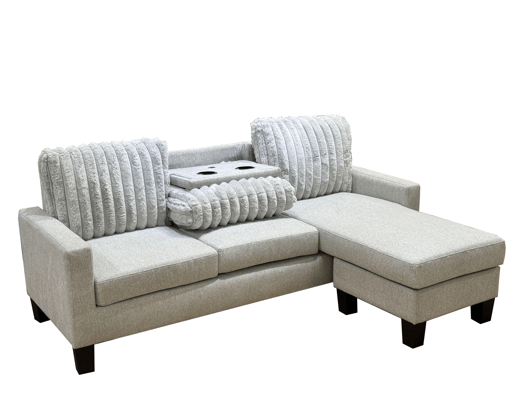 Aila Sectional Gray Sectional Berch Furniture