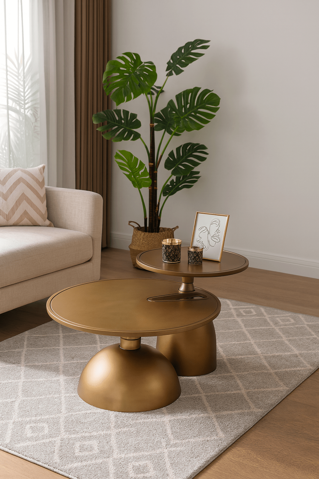 Aurelia Nesting Tables Coffee Table Berch Furniture