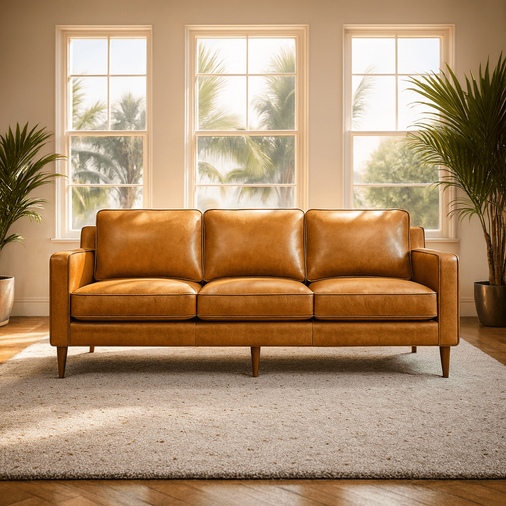 Cooper Leather Sofa Sofa Berch Furniture