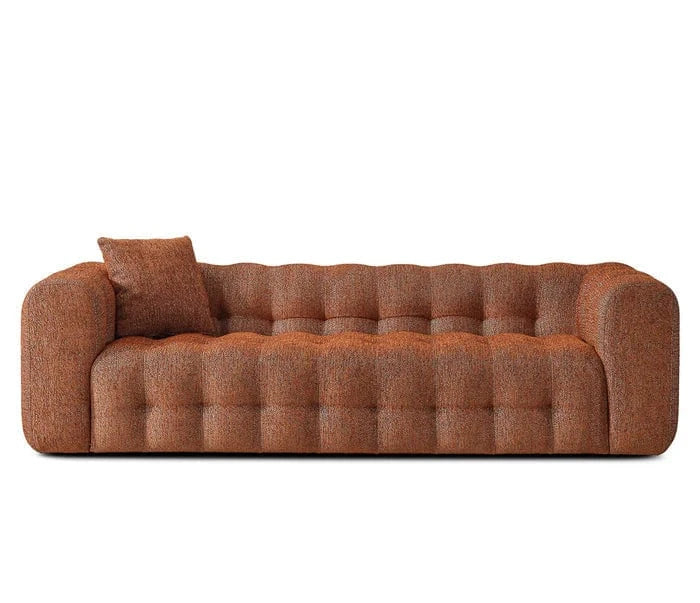 Eden Boucle Sofa Orange Sofa Berch Furniture