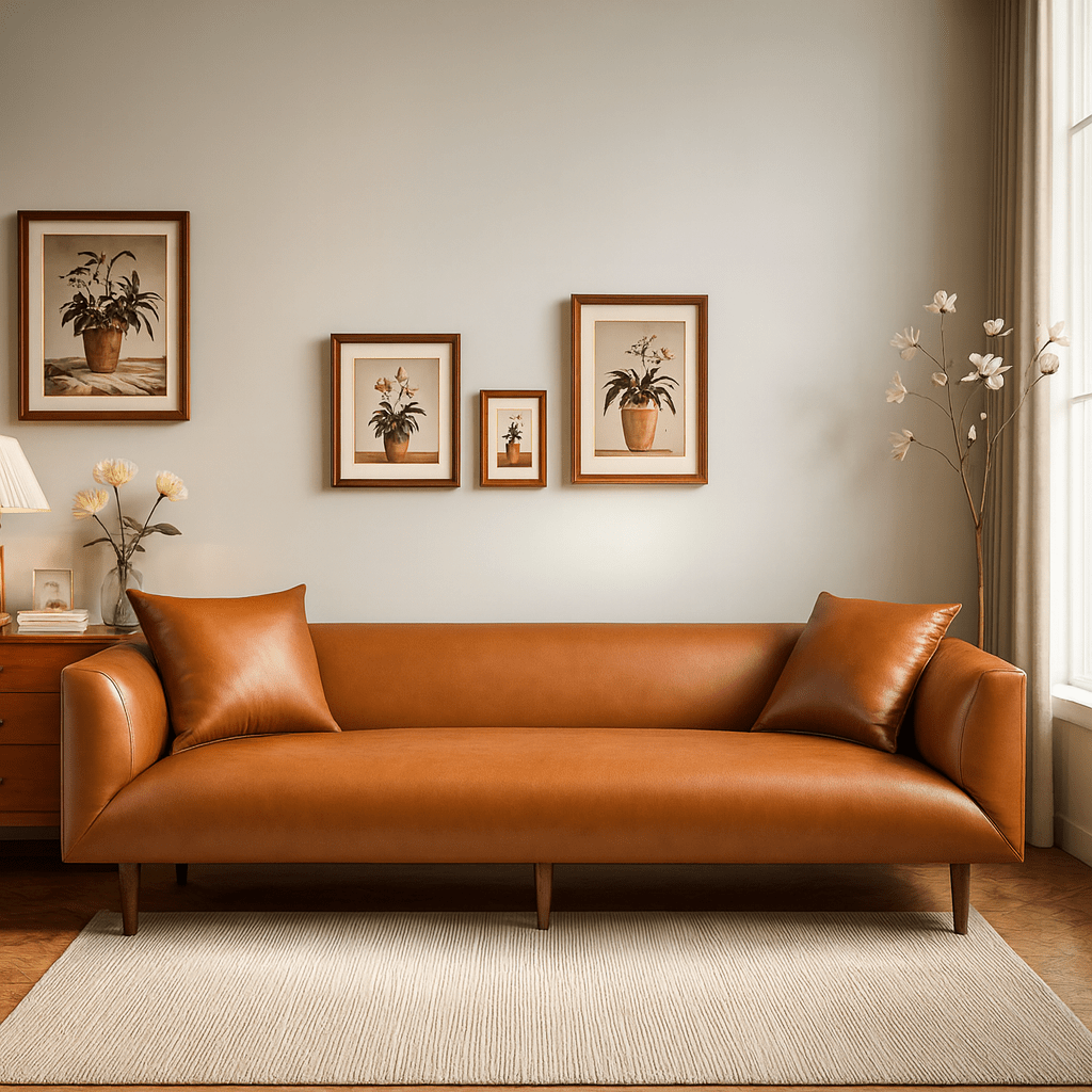 Elwood Vegan Leather Sofa Sofa Berch Furniture