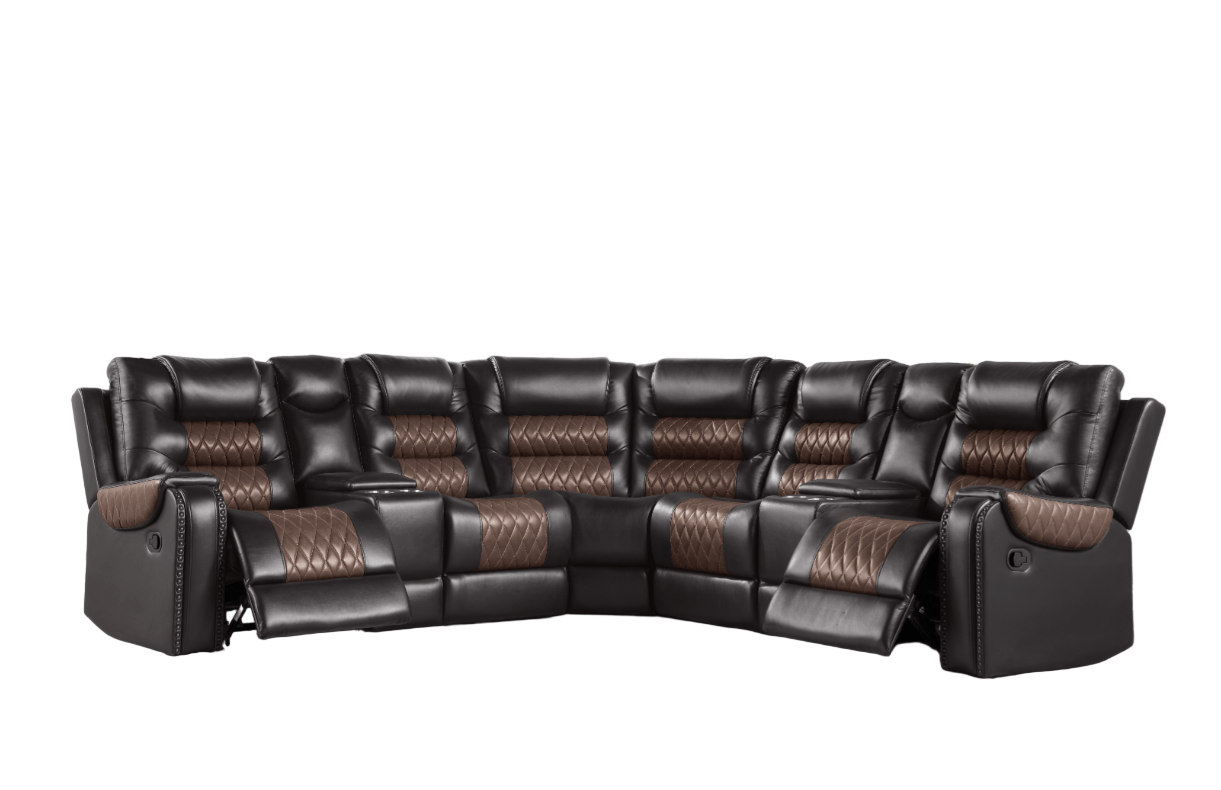 Hart Manual Sectional Reclining Berch Furniture