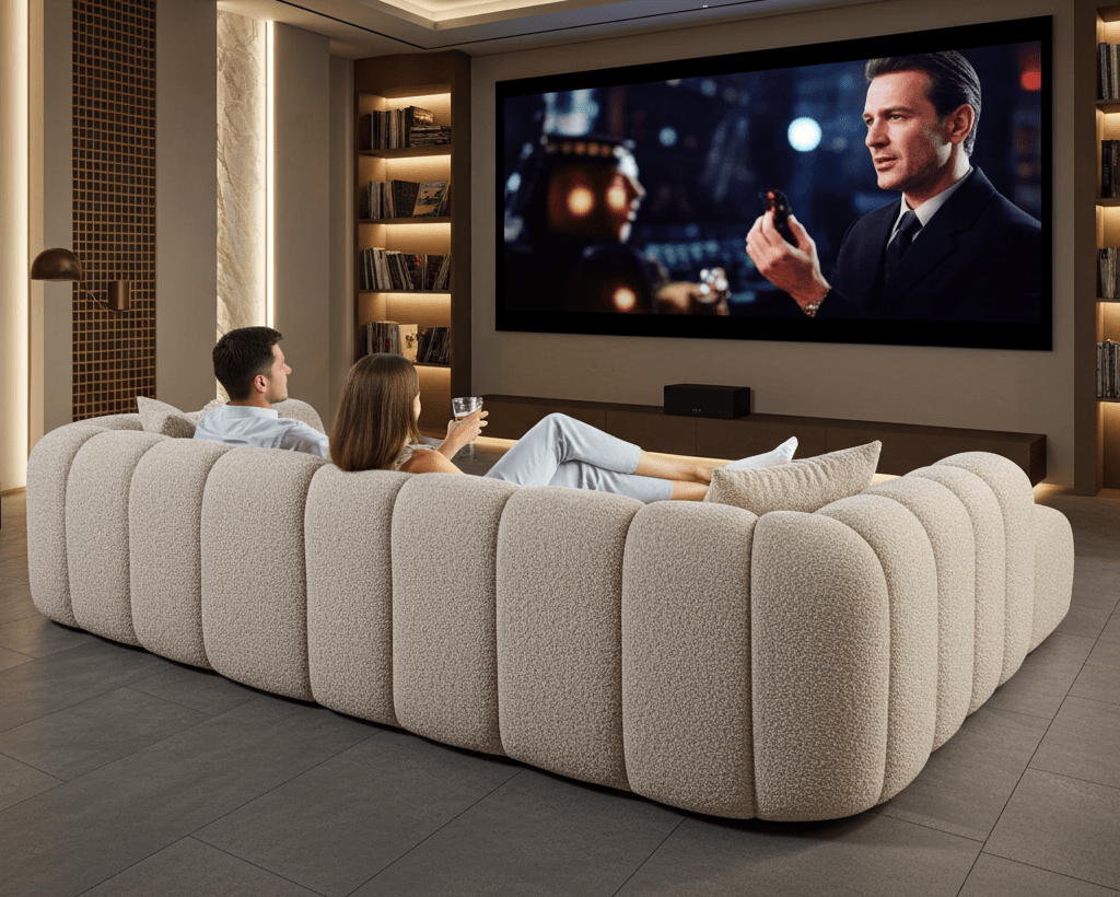 Liz Boucle Sectional Sectional Berch Furniture