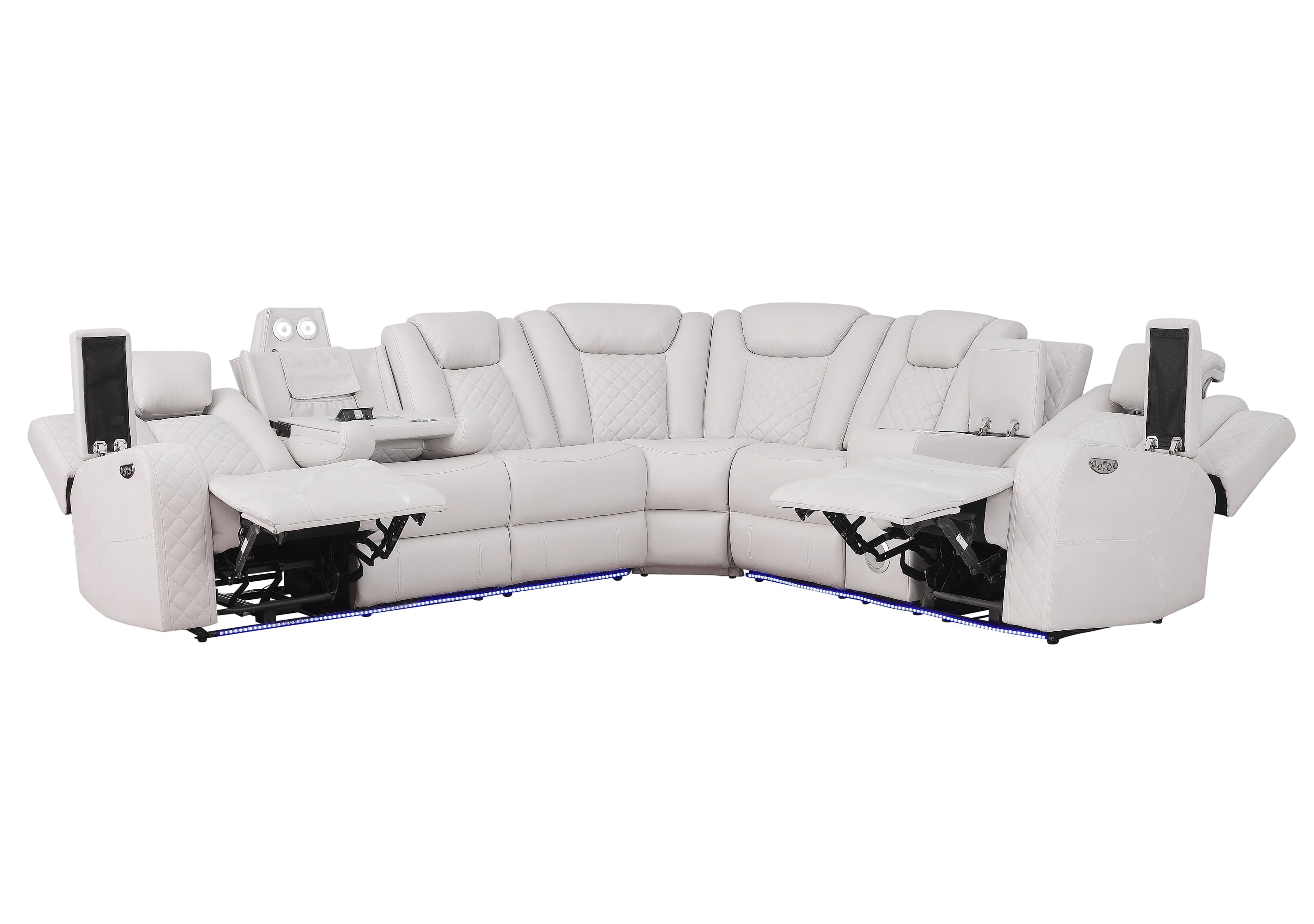 Radiant Power Sectional Reclining Berch Furniture