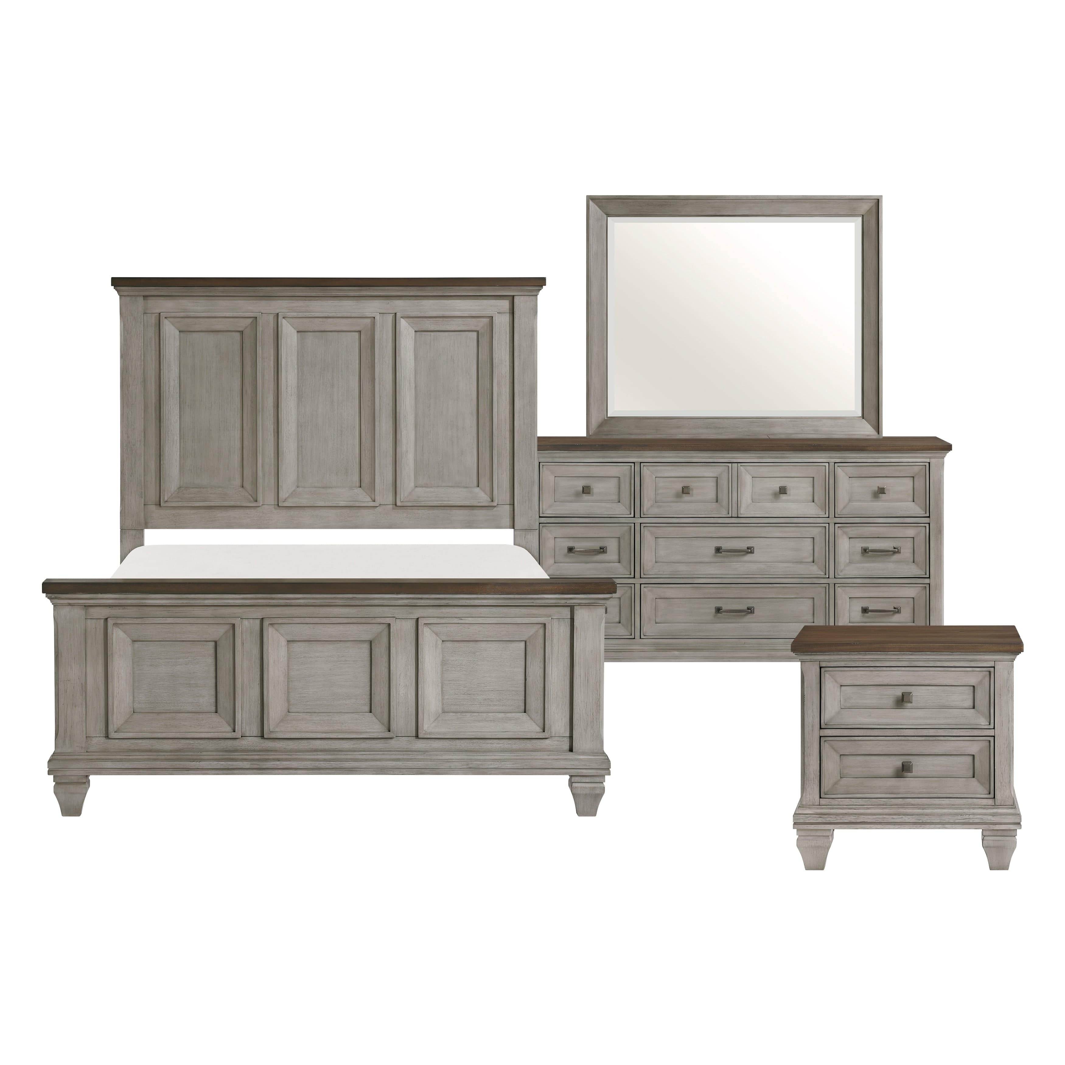 Renton Bedroom Set Queen / 4-Piece Bedroom Set Berch Furniture