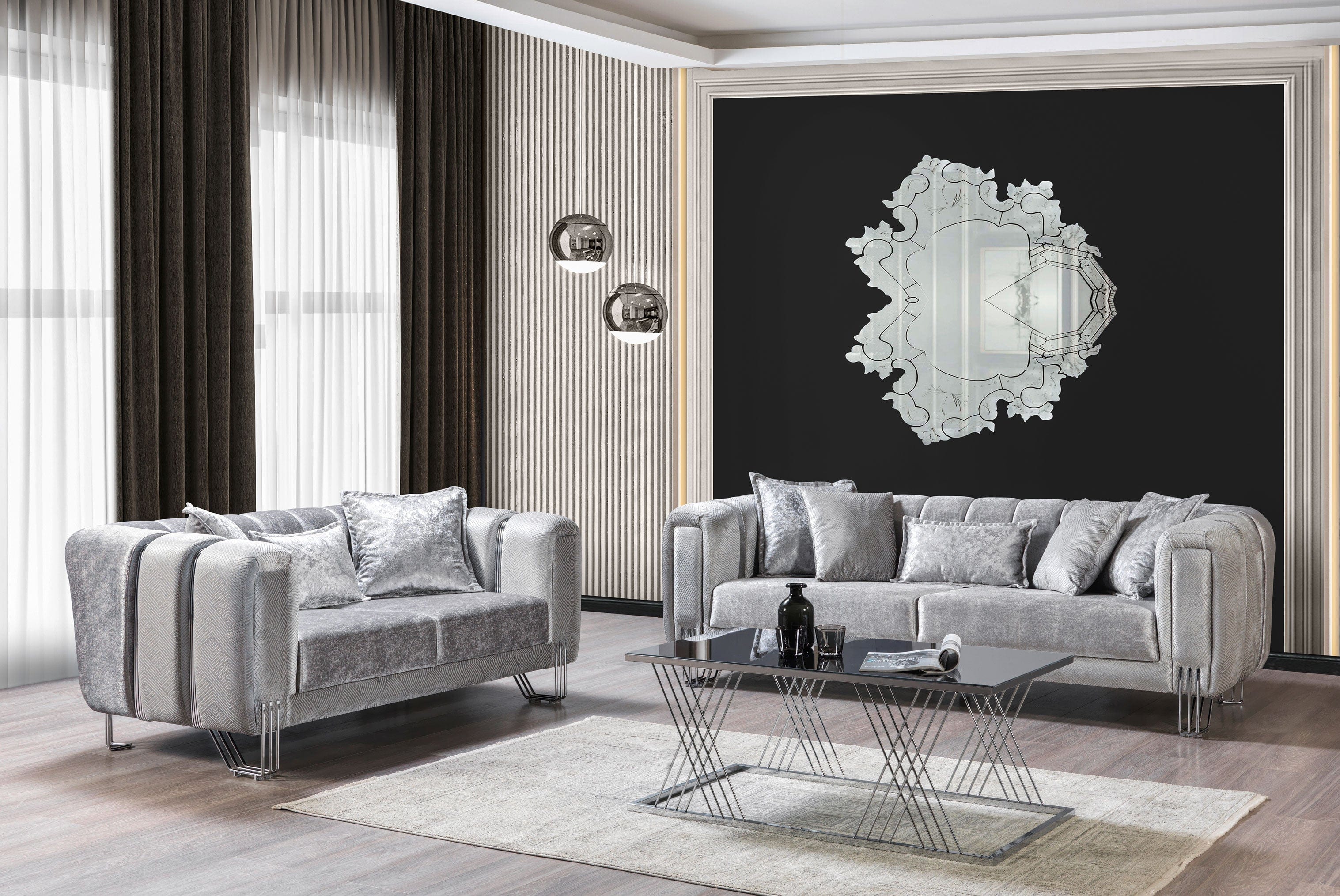Santana Living Room Set Living Room Set Berch Furniture