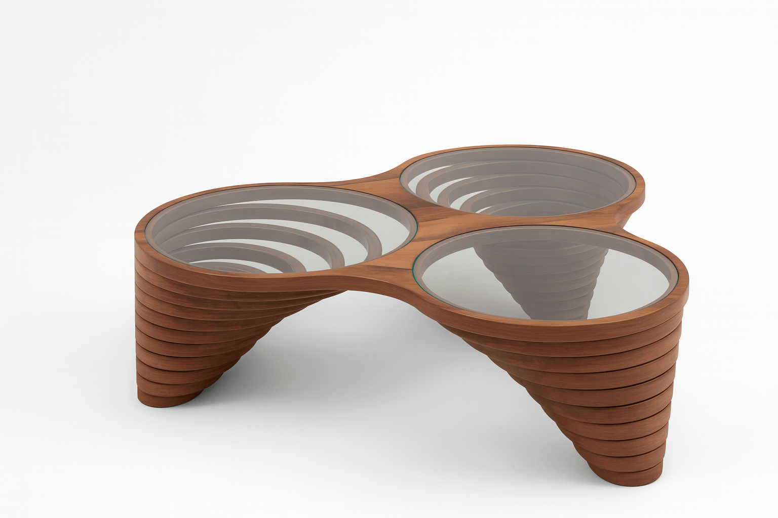 TrioLayer Coffee Table Coffee Table Berch Furniture