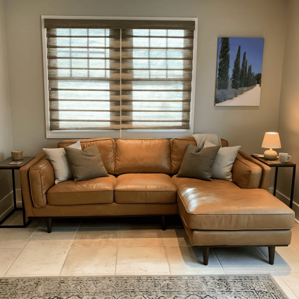 Chase Top-Grain Leather Sofa, 90 Inches MCM