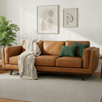 Chase Top-Grain Leather Sofa, 90 Inches MCM
