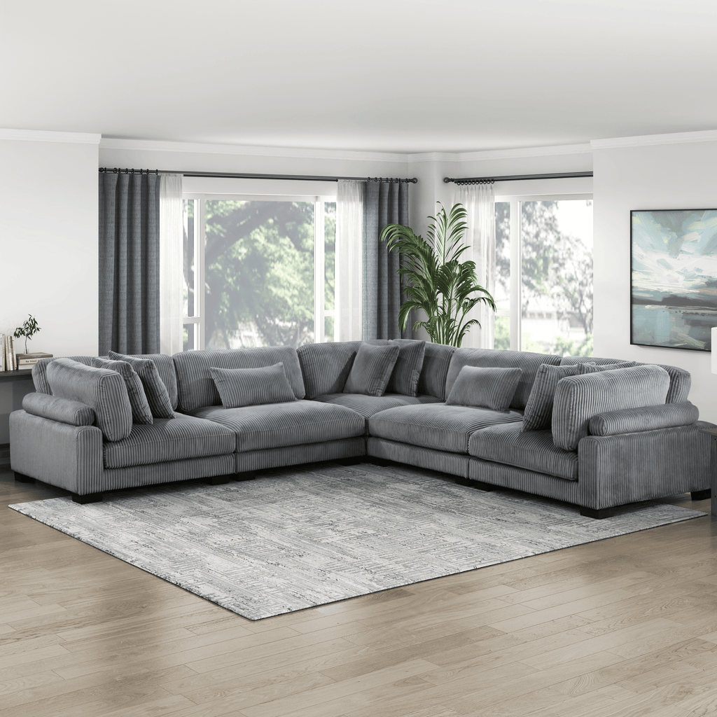 Corduroy Modular Sectional