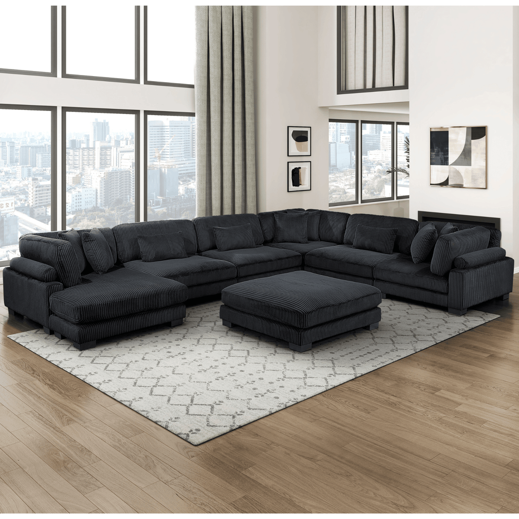 Corduroy Modular Sectional