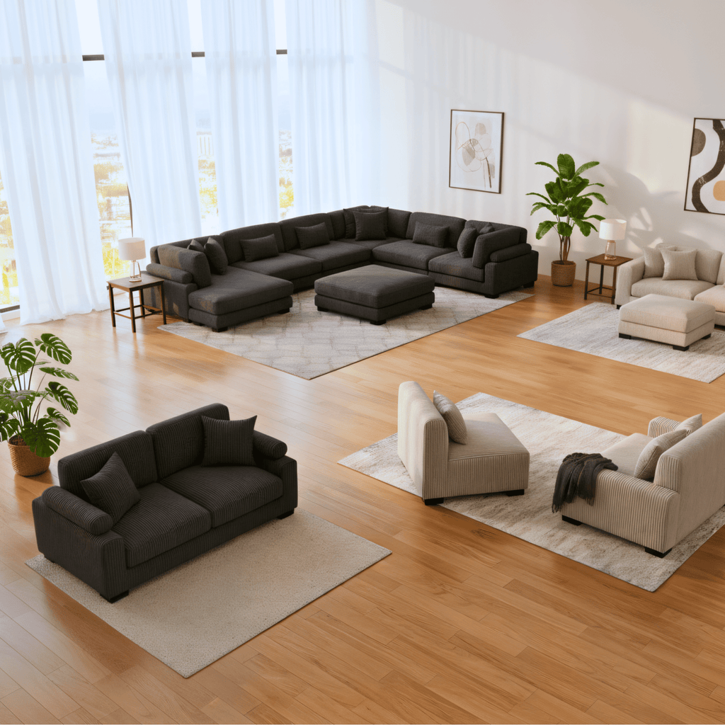 Corduroy Modular Sectional
