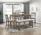 Emilia Dining Set w/ Bench