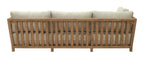 Wooden crib with beige mattress on a white background