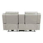 Gray sectional sofa on a white background
