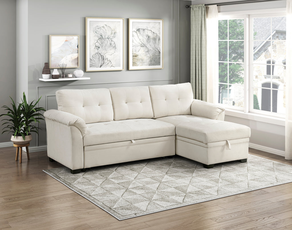 Elara Pull-Out Bed Sectional