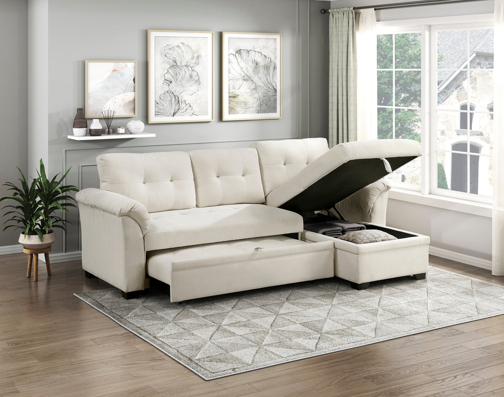 Elara Pull-Out Bed Sectional