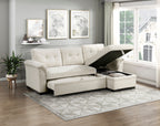 Elara Pull-Out Bed Sectional