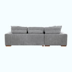 Pull-Out Sleeper Sofa Bed with Storage Chaise