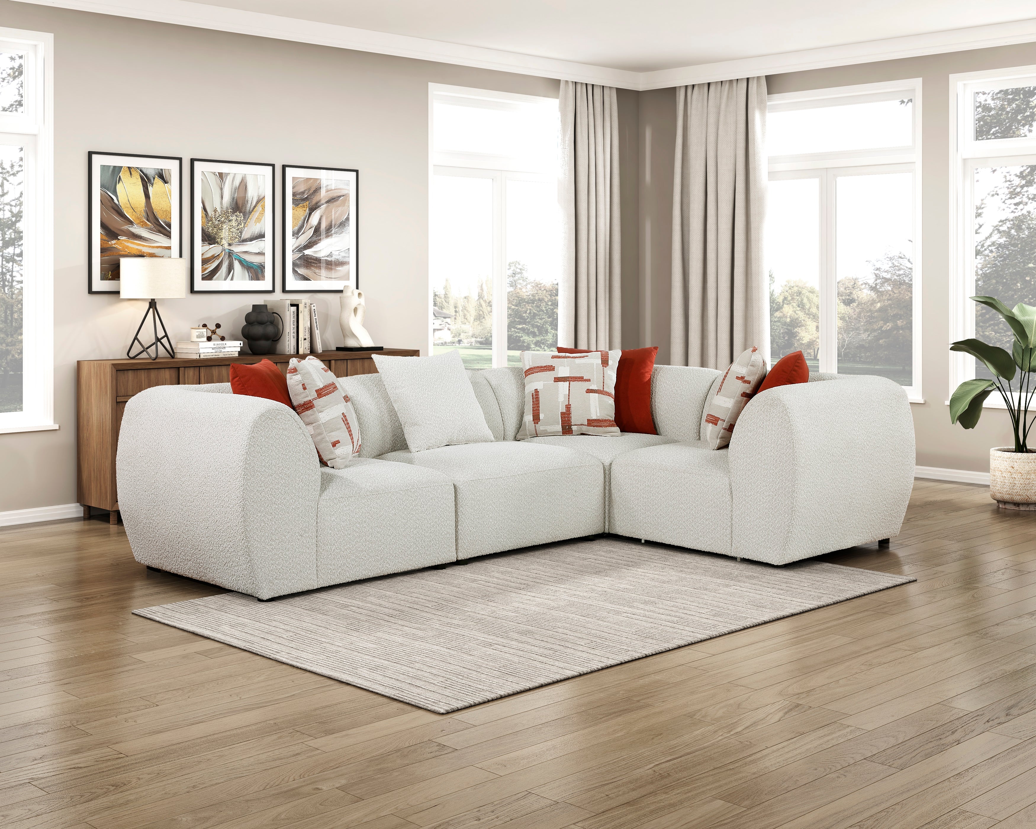 Franz Boucle Sectional