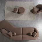 BERCH X Cloe • Velvet Sectional Lounge Chaise