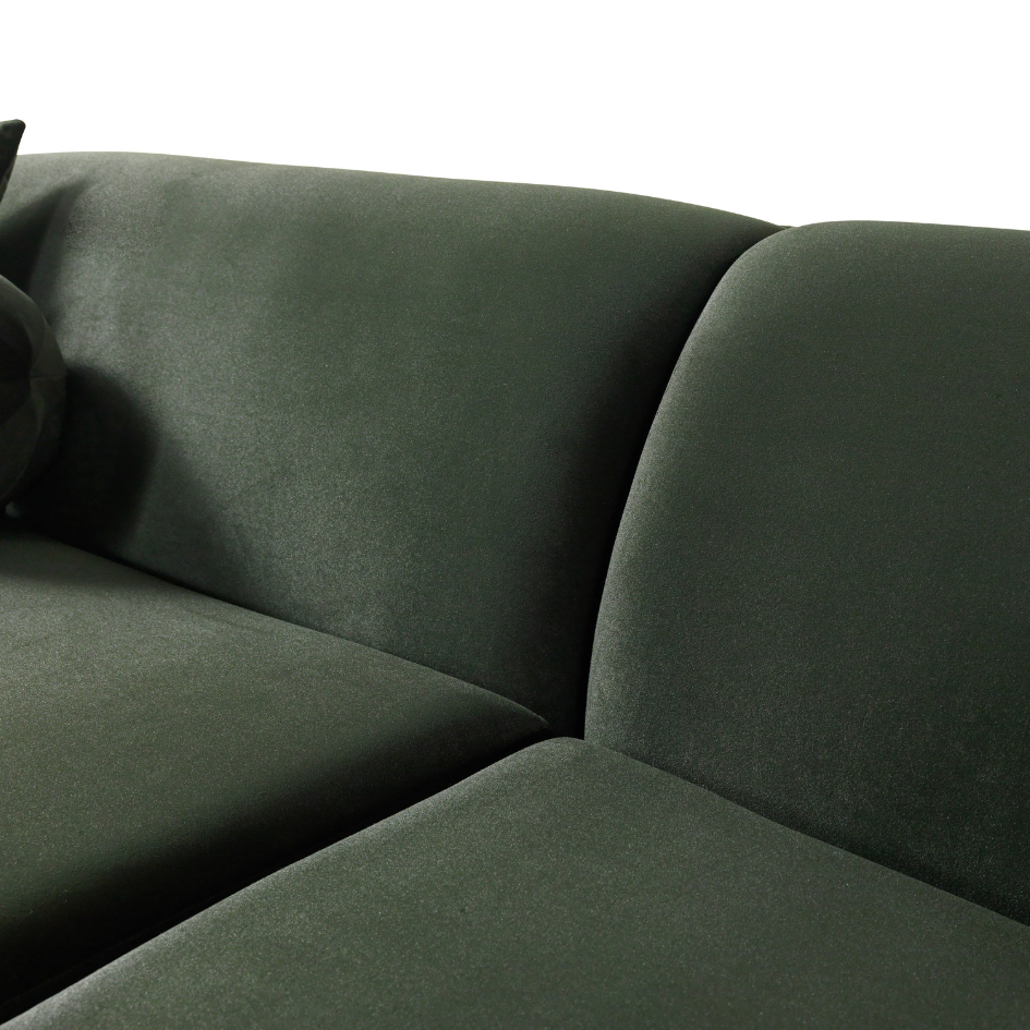 BERCH X Cloe • Velvet Sectional Lounge Chaise