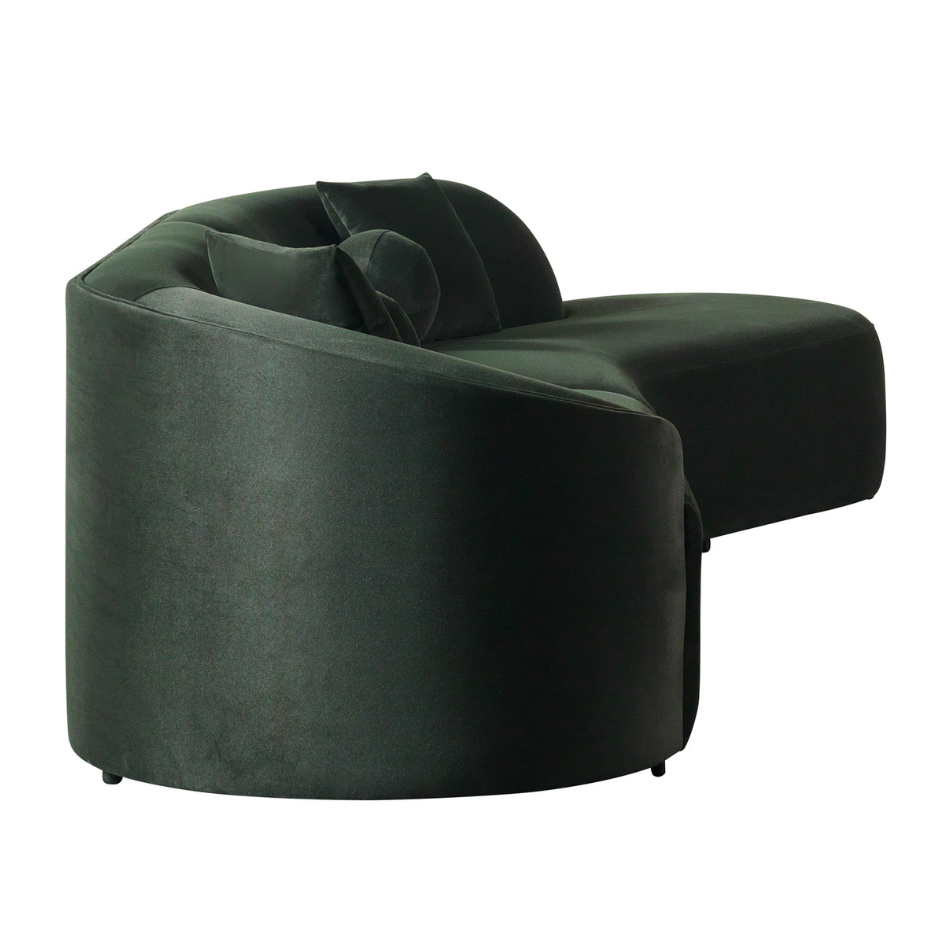 BERCH X Cloe • Velvet Sectional Lounge Chaise