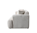 Gray armchair on a white background