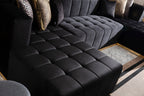Elisha Velvet Sectional
