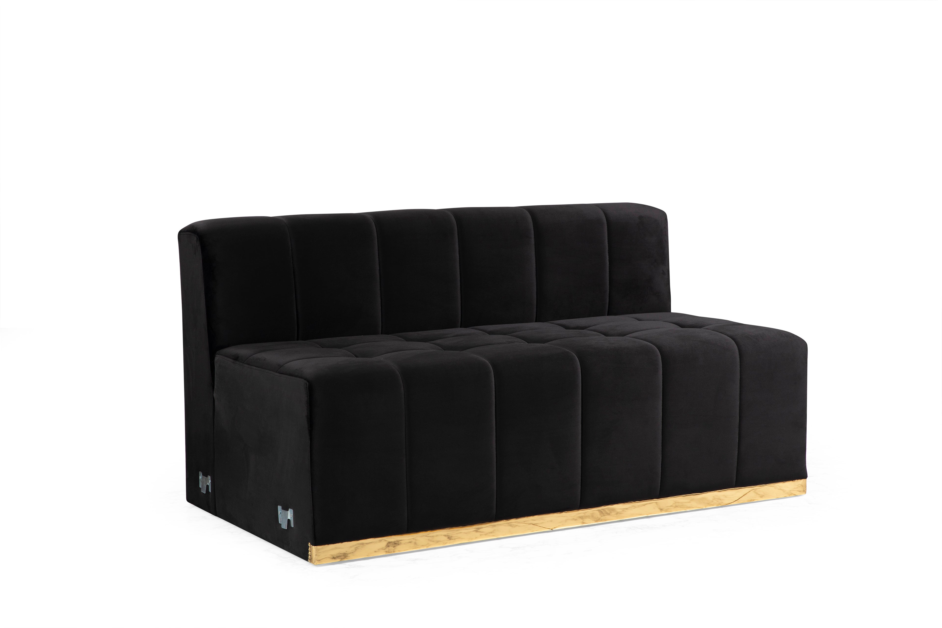 Elisha Velvet Sectional