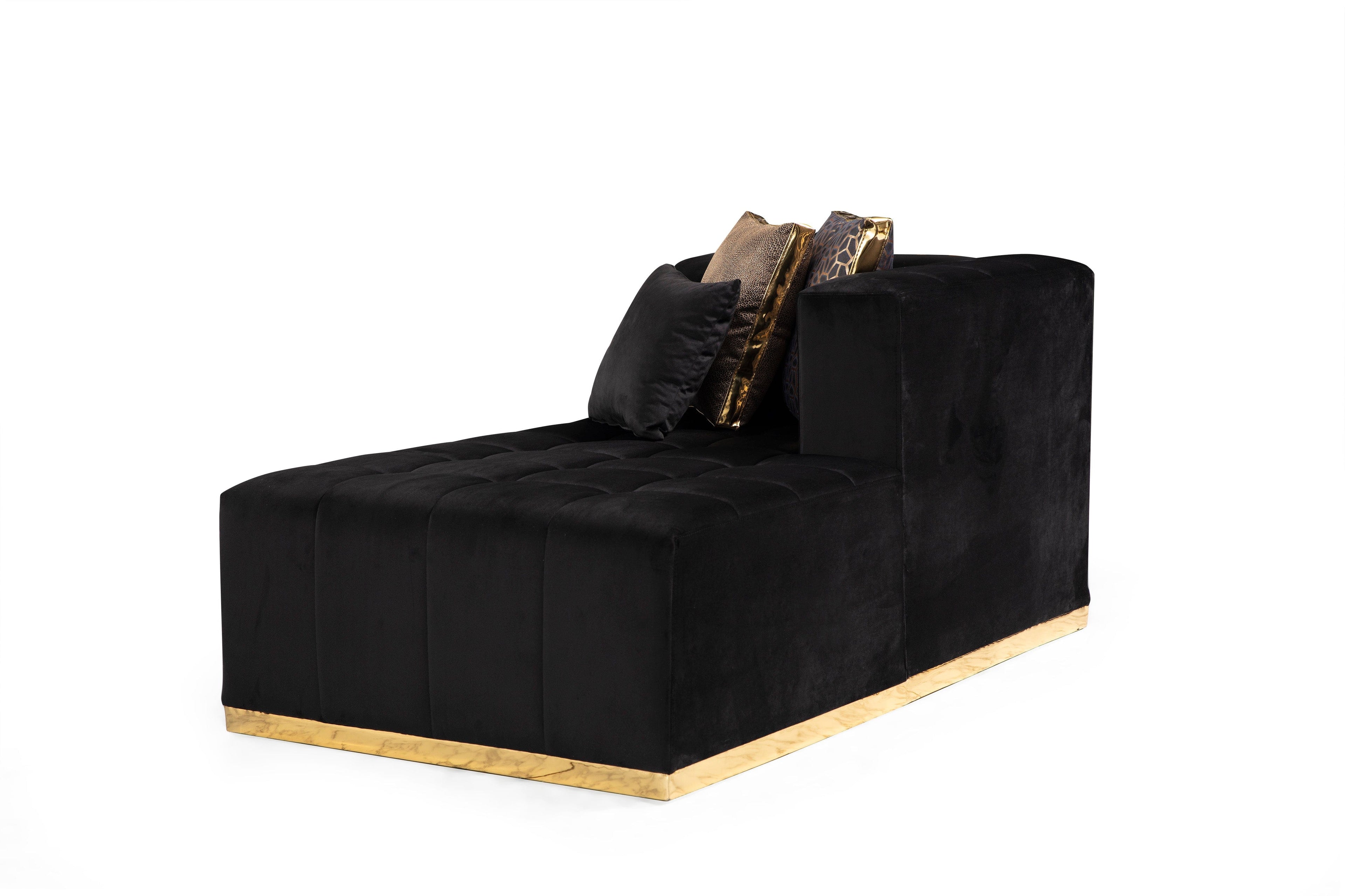 Elisha Velvet Sectional