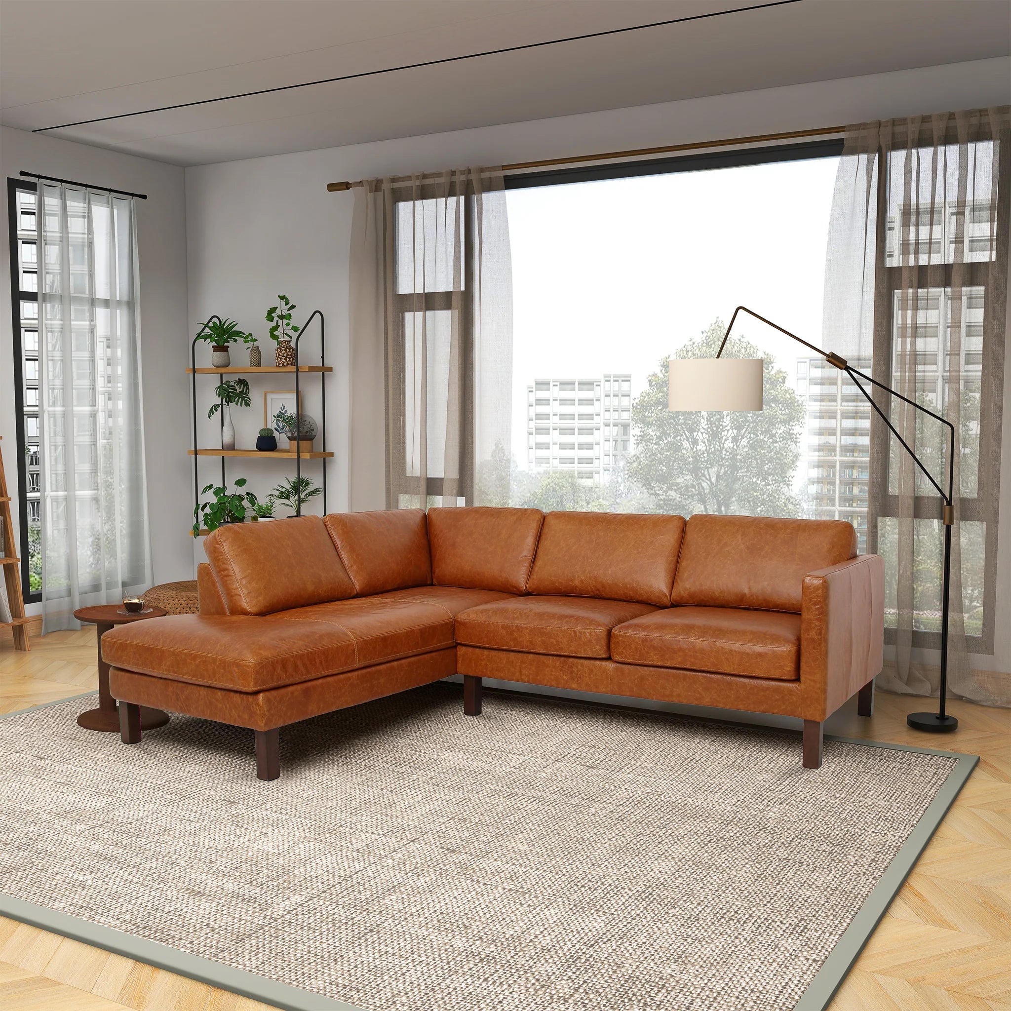 Juno Leather Sectional