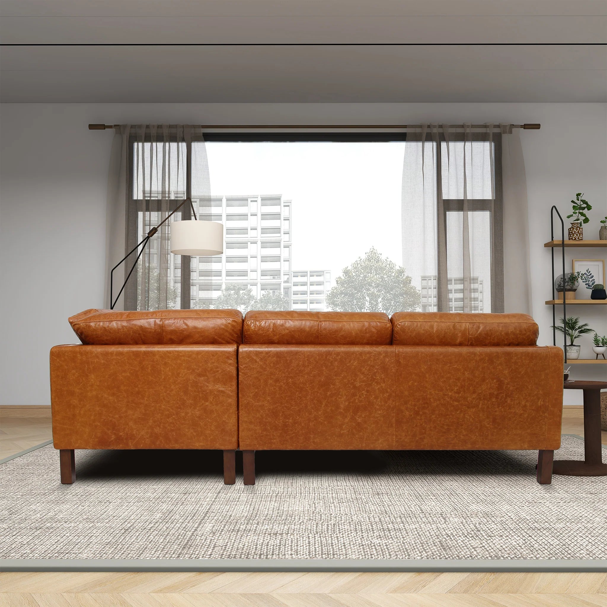 Juno Leather Sectional