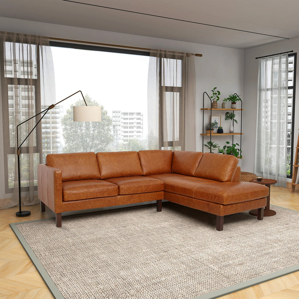Juno Leather Sectional