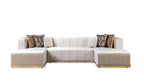 Elisha Velvet Sectional