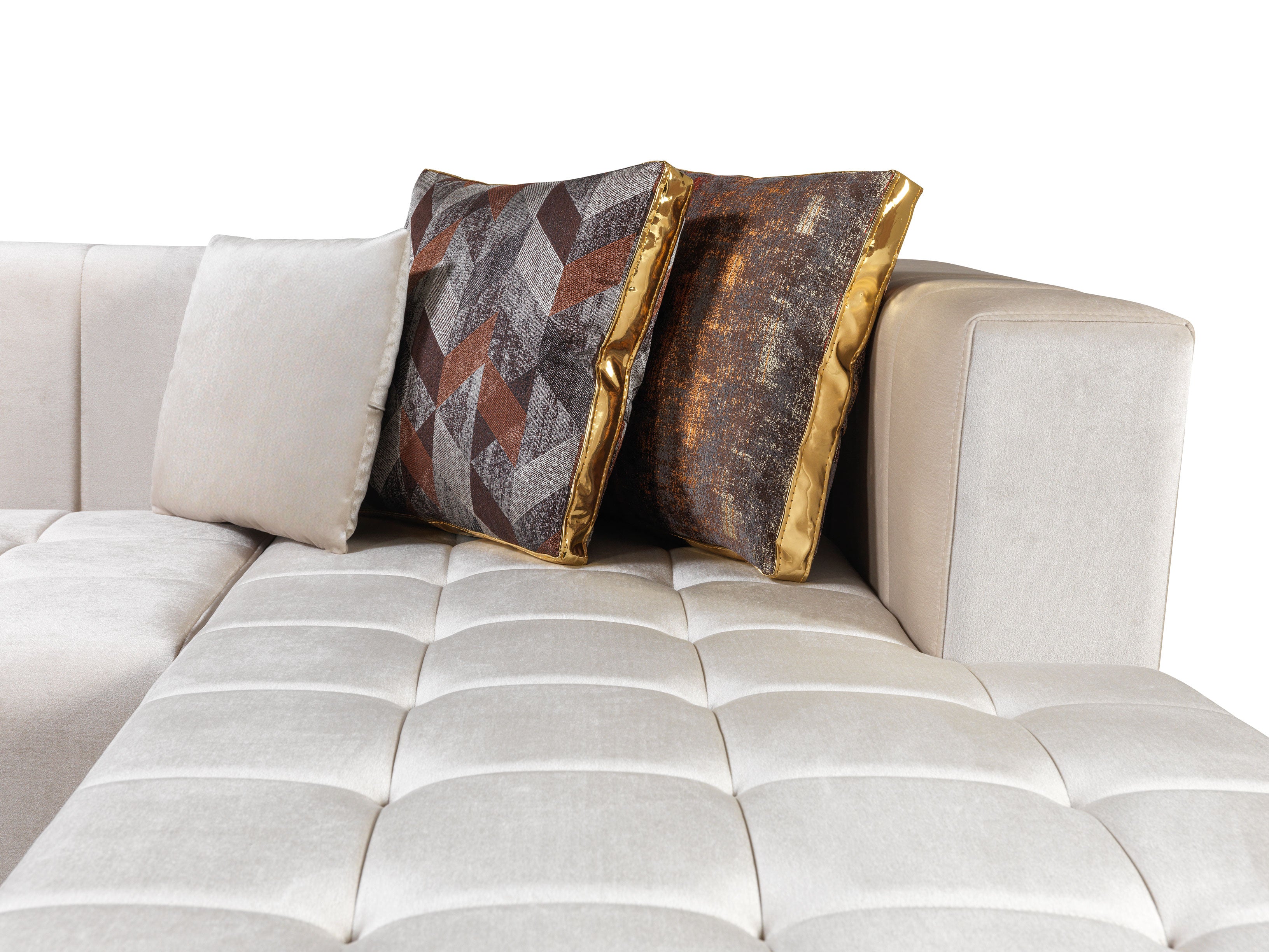 Elisha Velvet Sectional