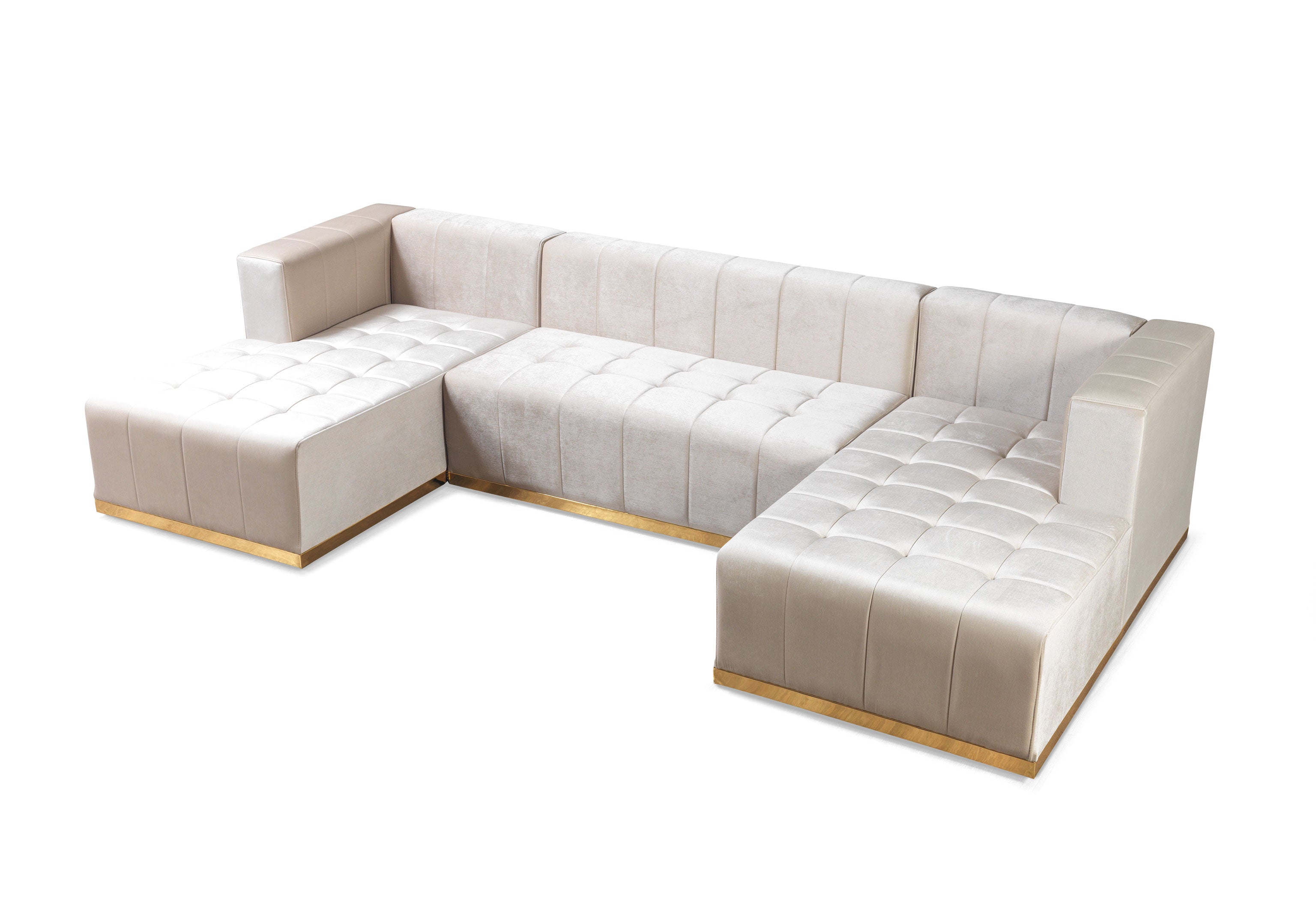 Elisha Velvet Sectional