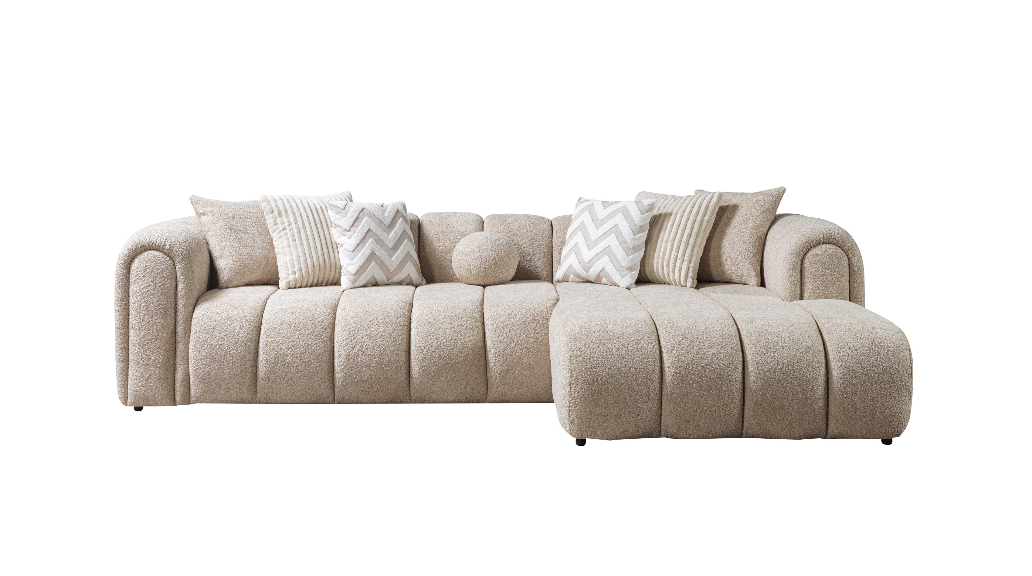 Liz Boucle Sectional