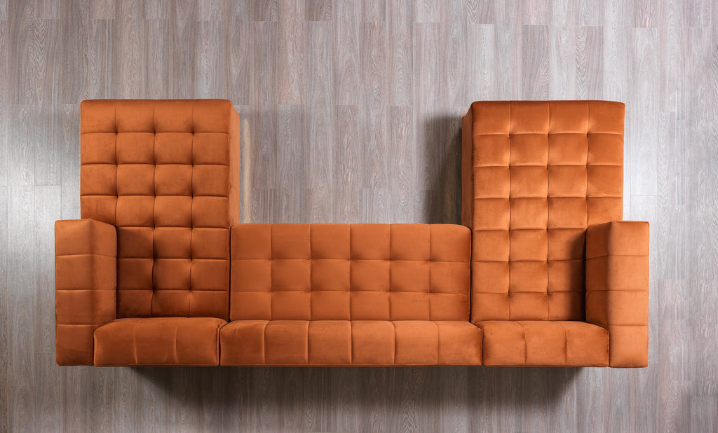 Elisha Velvet Sectional