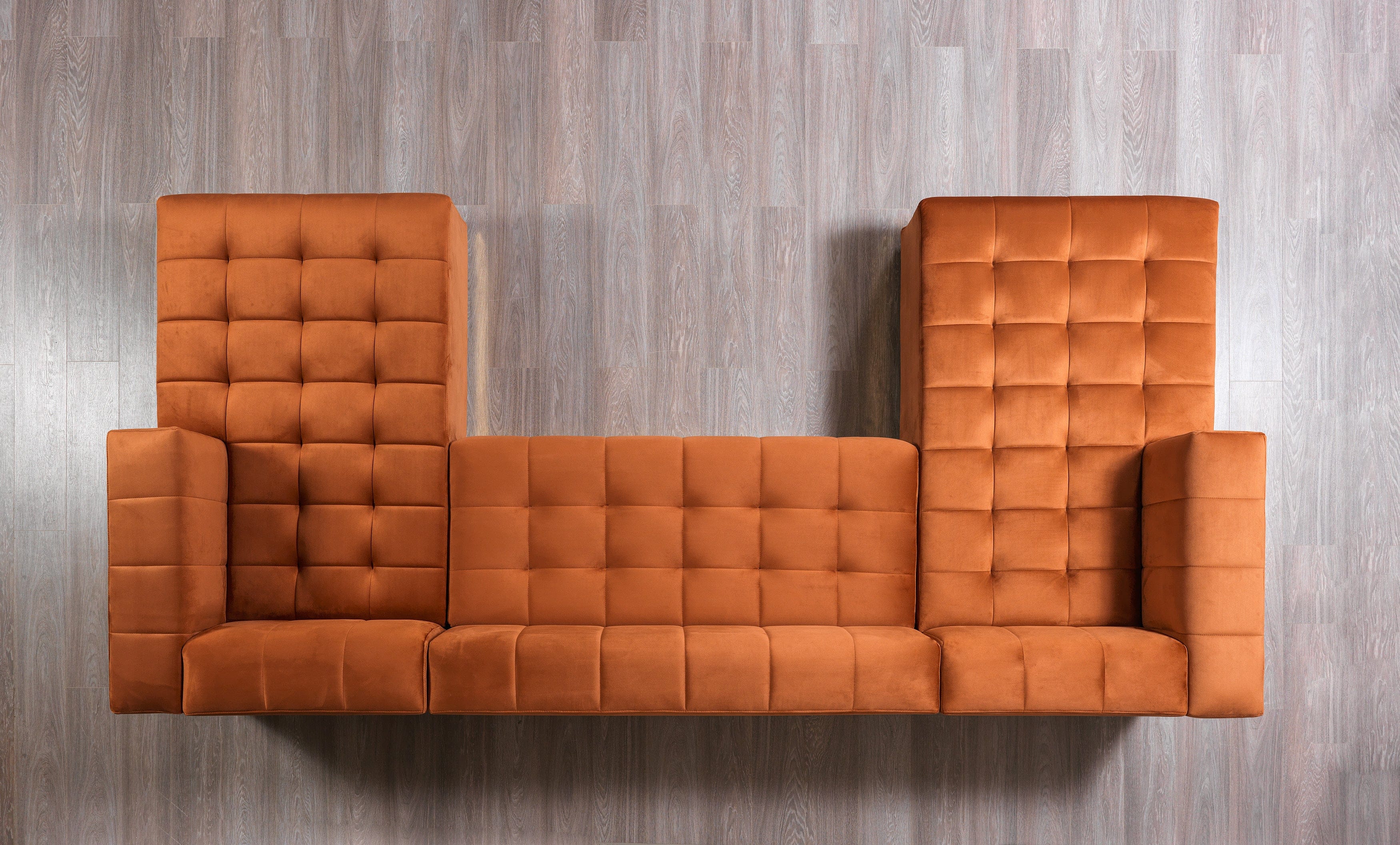 Elisha Velvet Sectional