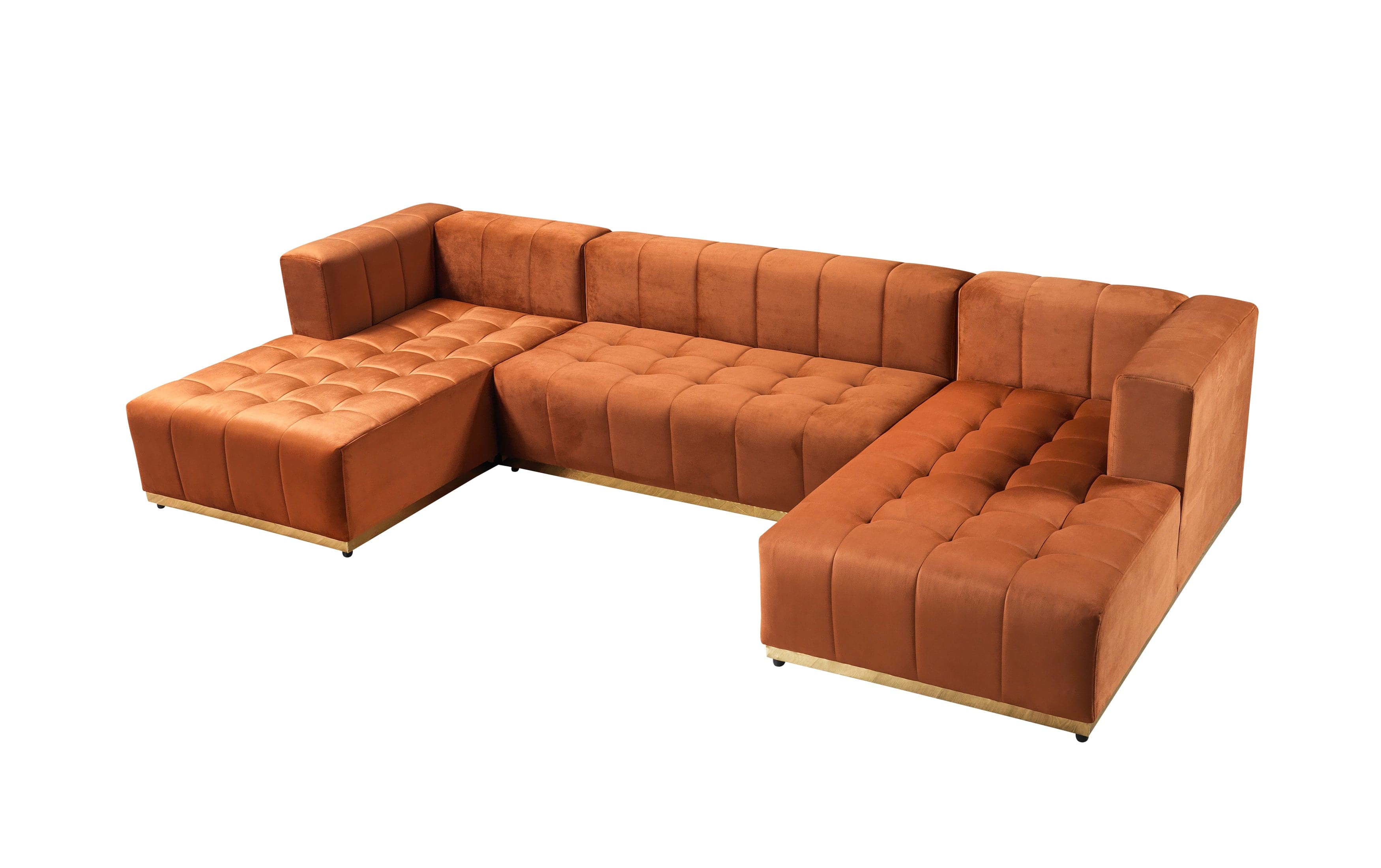 Elisha Velvet Sectional