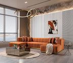 Elisha Velvet Sectional