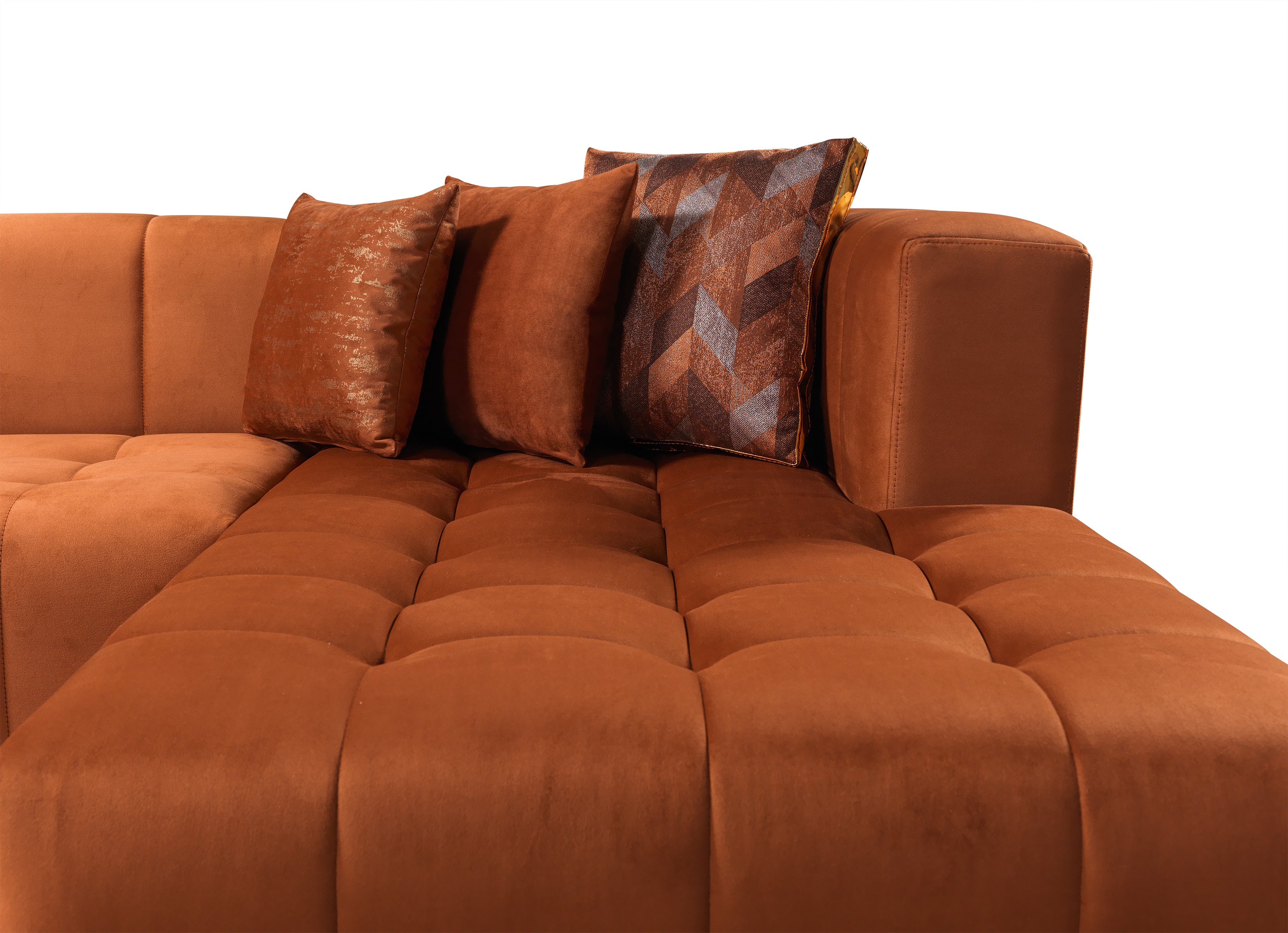 Elisha Velvet Sectional