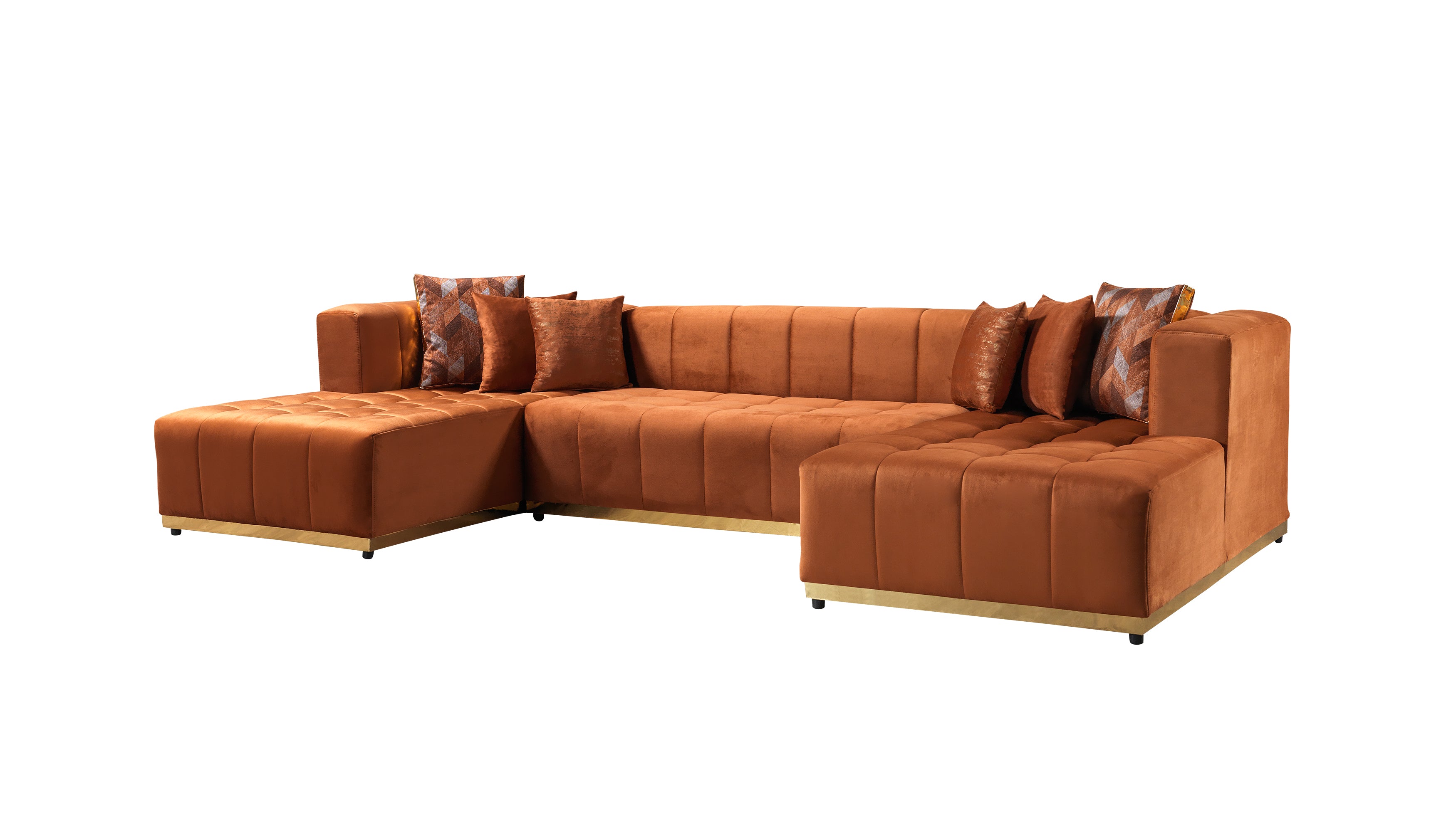 Elisha Velvet Sectional
