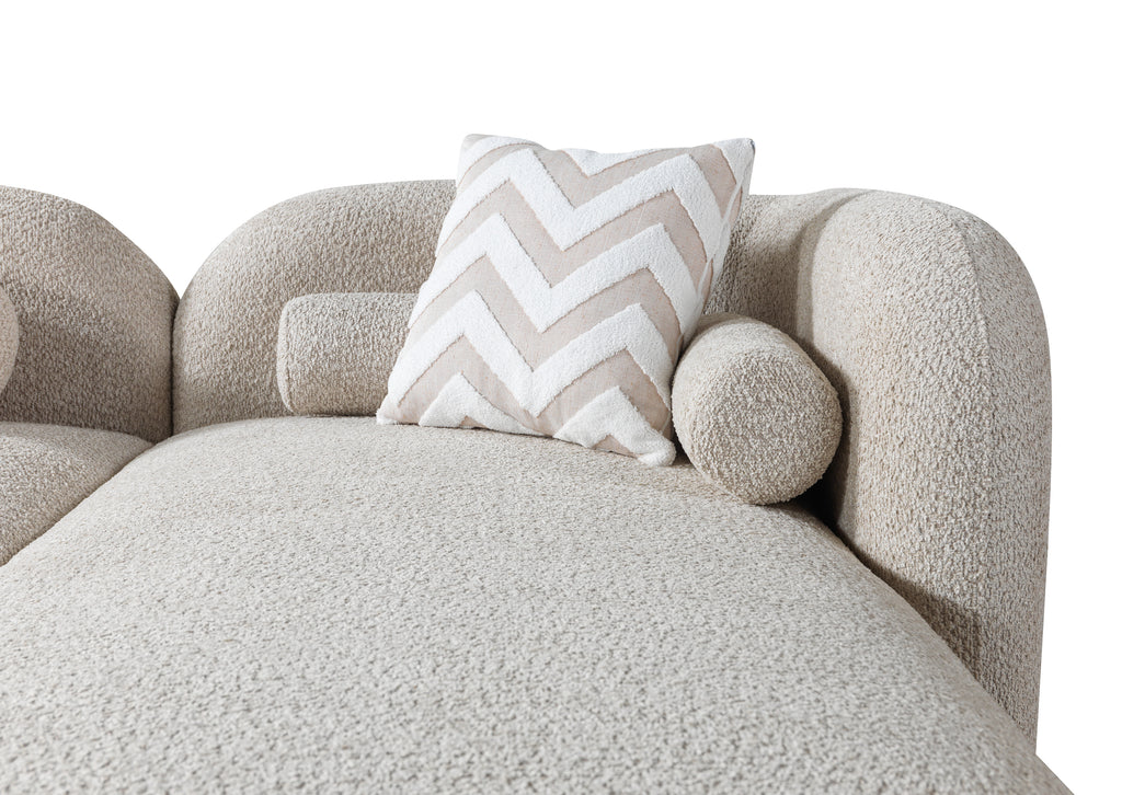 Liva Boucle Sectional Sand