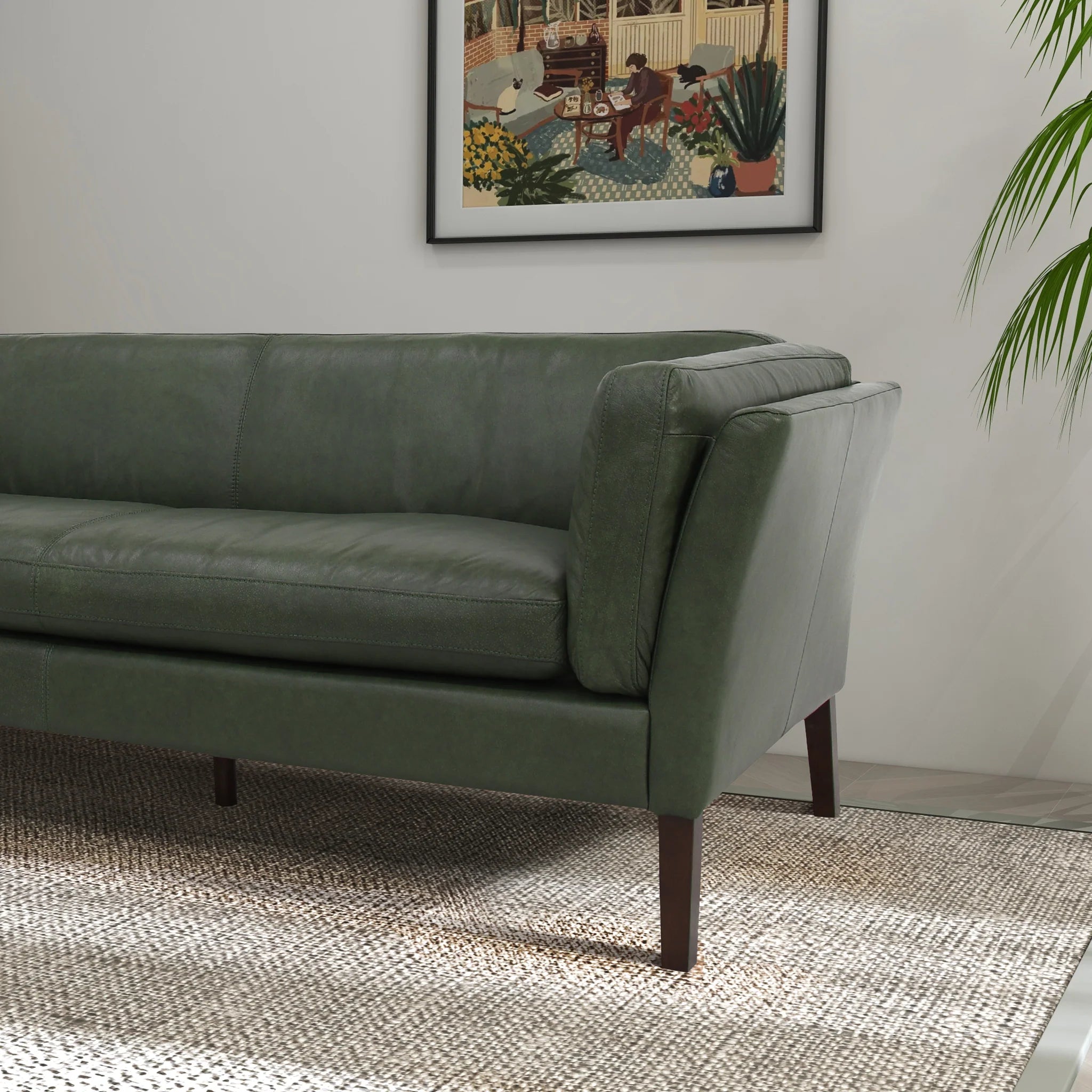 York Leather Sofa