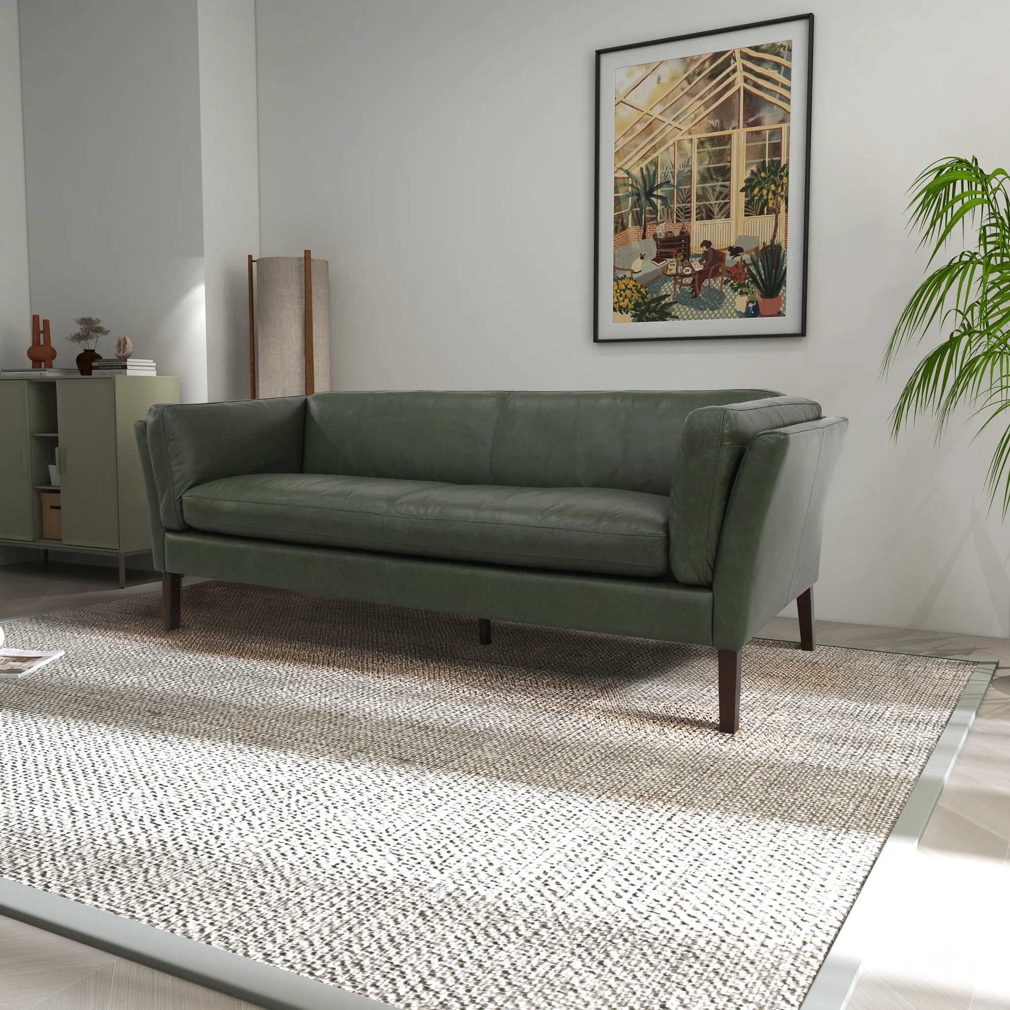 York Leather Sofa