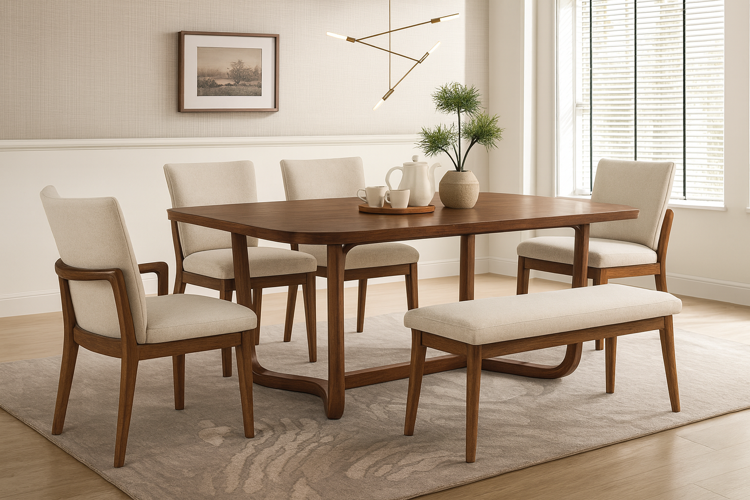 Salerno 6-Piece Dining Set