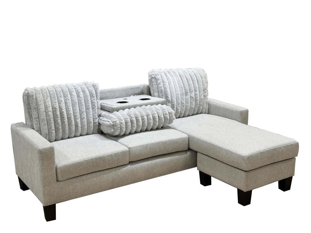 Aila Sectional Gray Sectional Berch Furniture