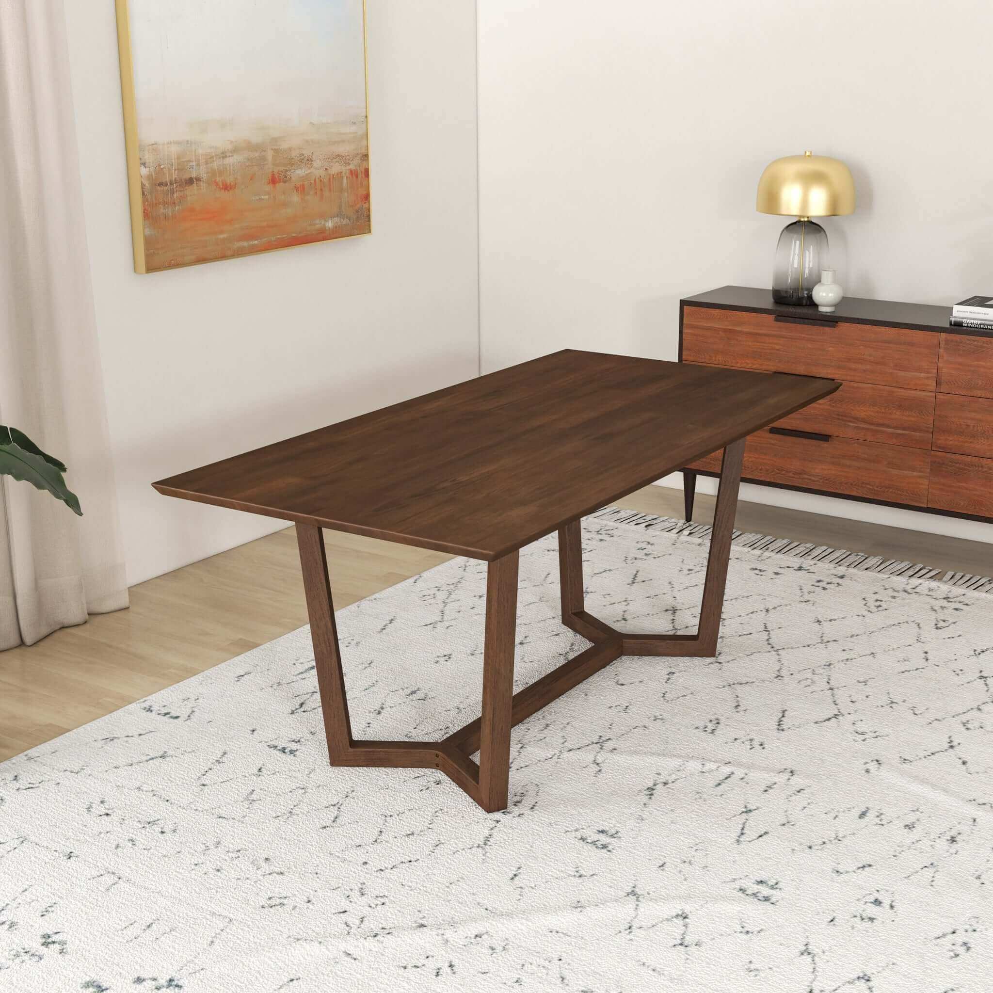 Marina Solid Wood Dining Table